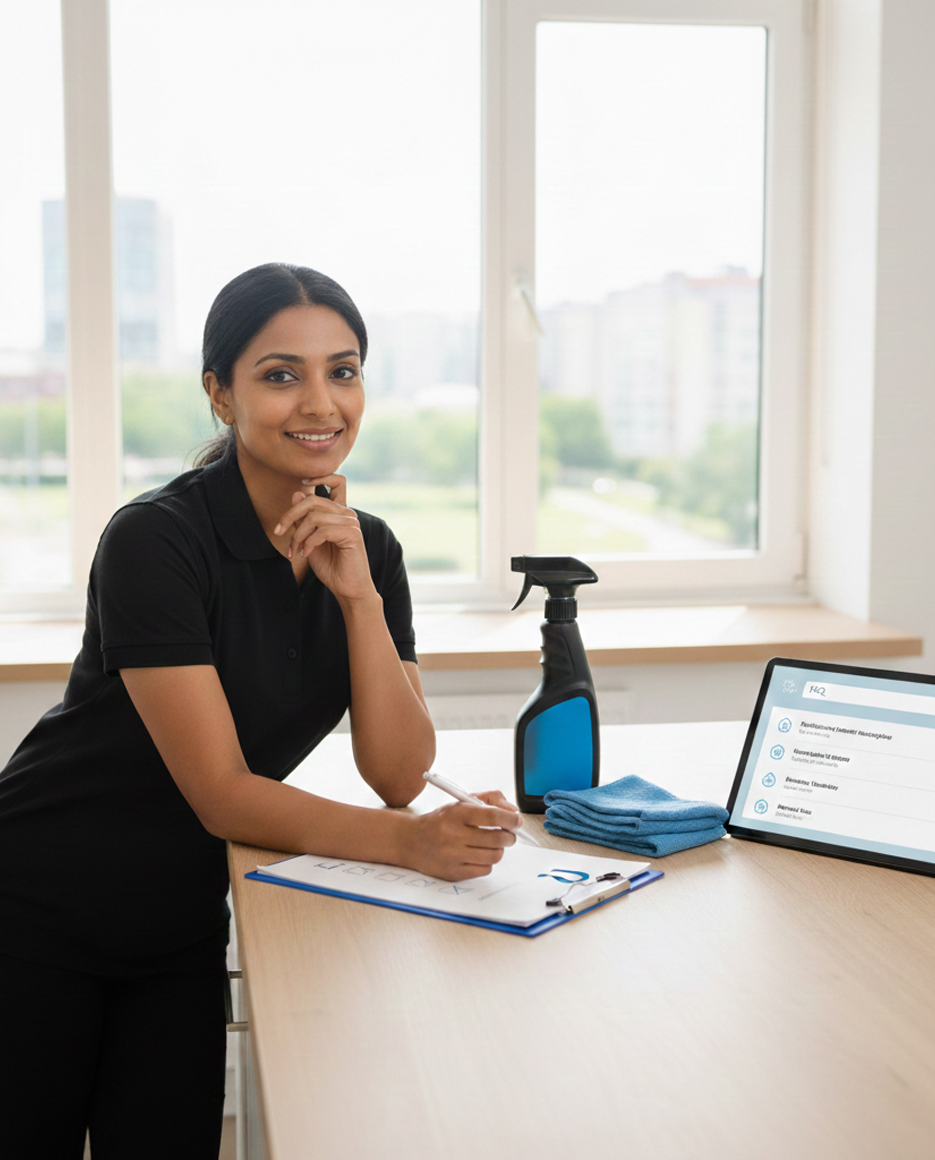 Clean and organized living space